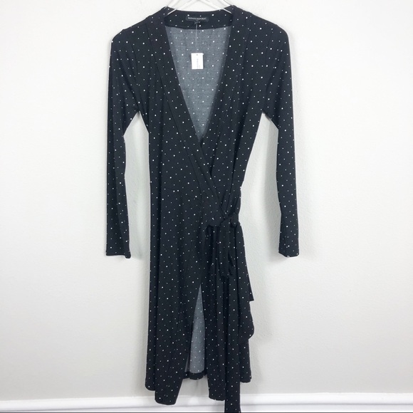 Banana Republic Factory | Dot Print Wrap Dress - Picture 2 of 7